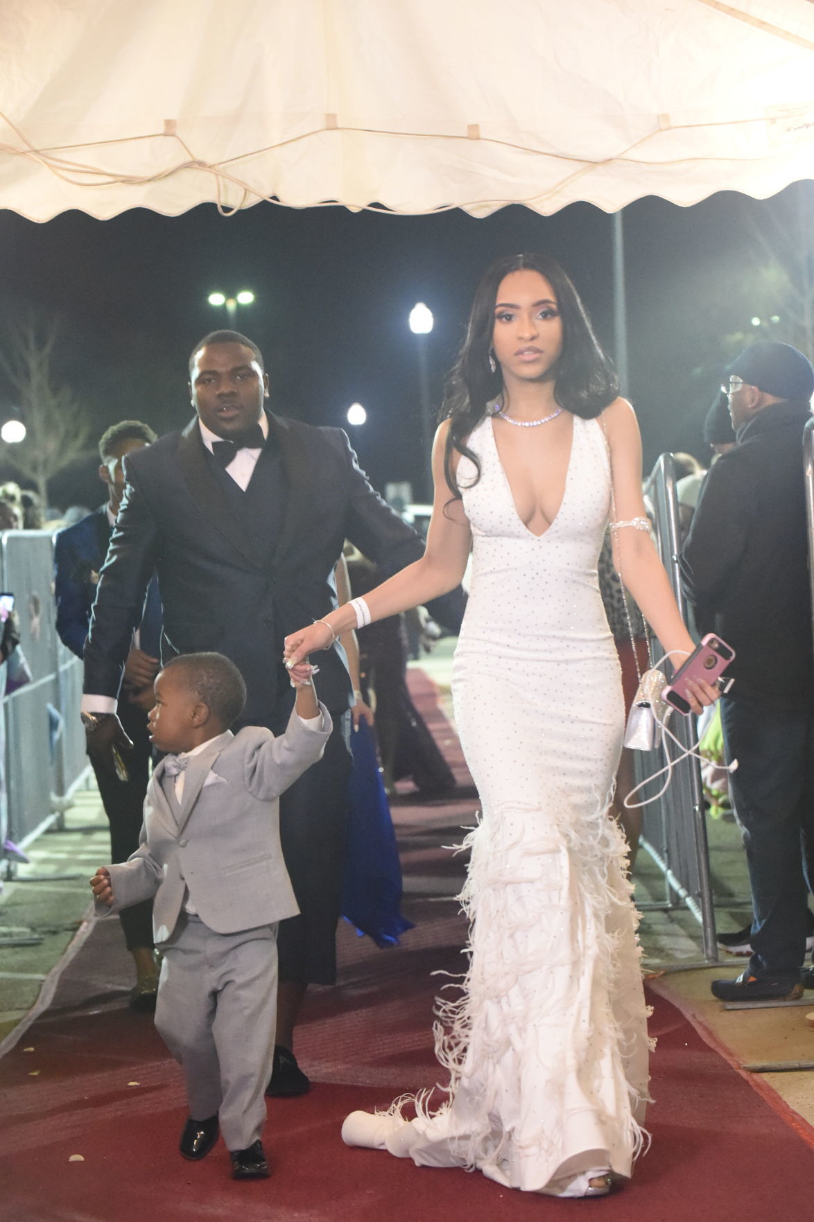 Little man on the red carpet